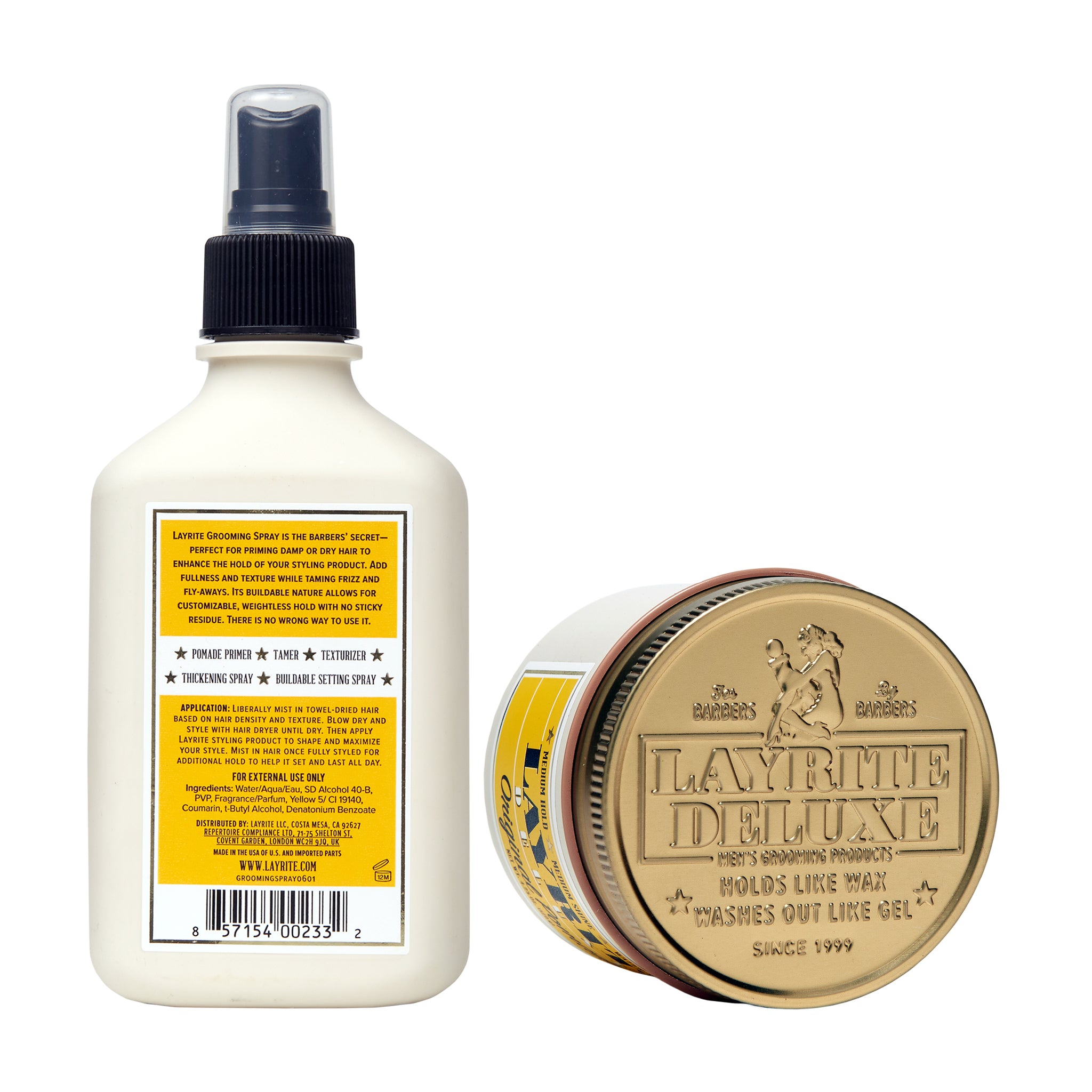 LAYRITE DELUXE Original Pomade 特大 Original Pomade | Layrite Deluxe