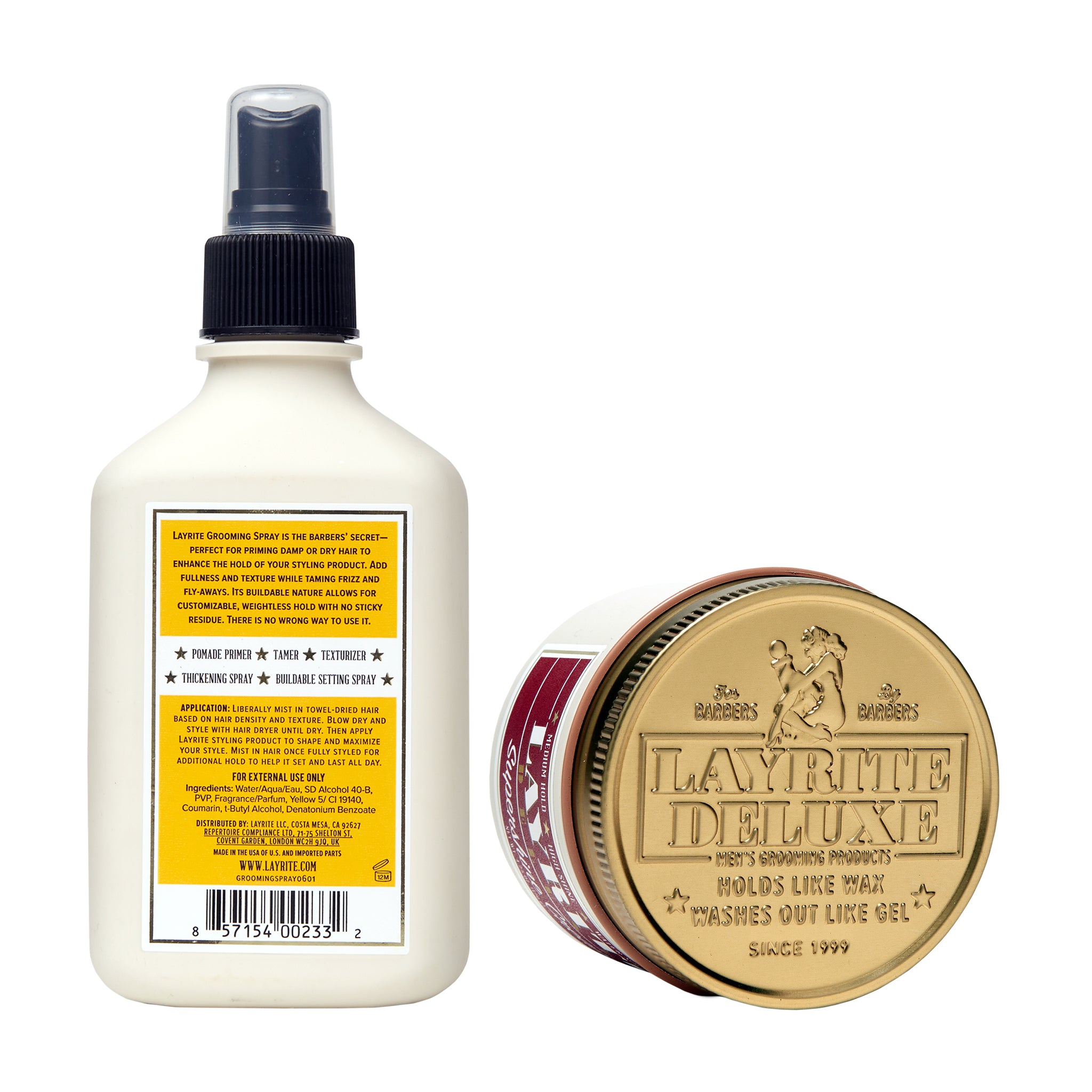 LAYRITE Supershine Cream 4.25oz二箇セット LAYRITE SUPERSHINE CREAM