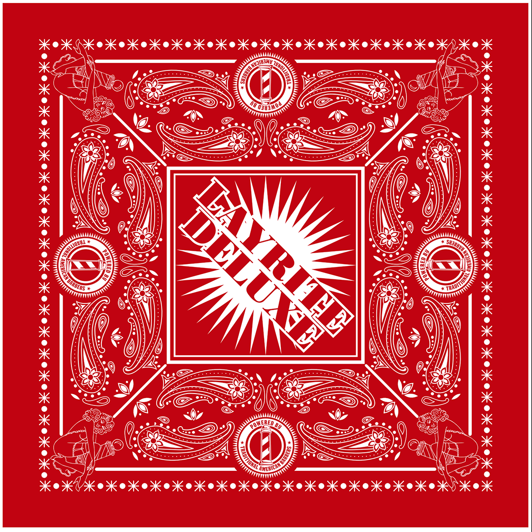 Layrite Printed Bandana - Red