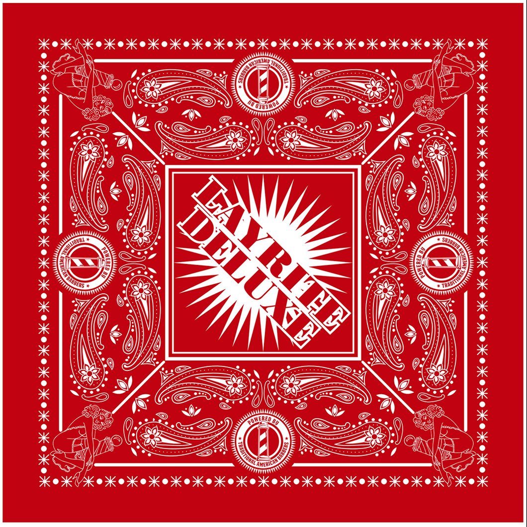 Layrite Printed Bandana - Red