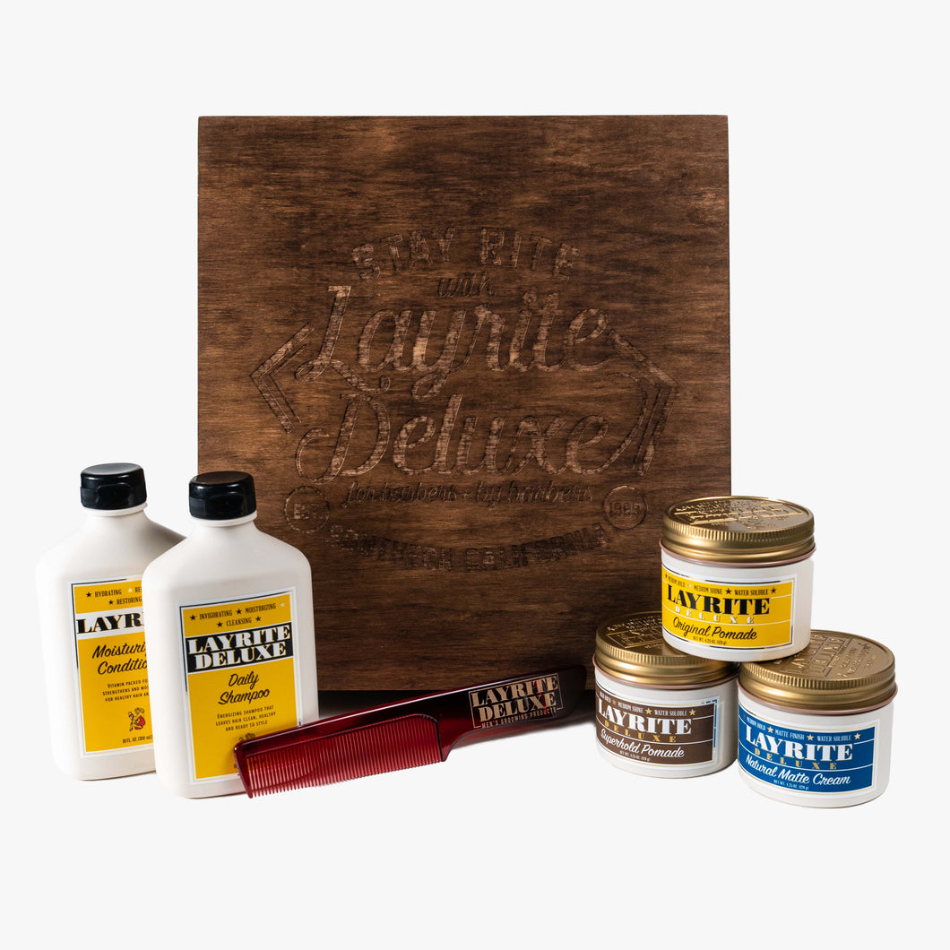 Layrite Deluxe Holiday Wood Gift Box 1